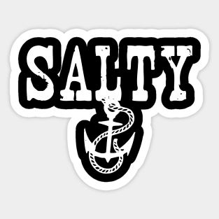 Salty Anchor Sticker